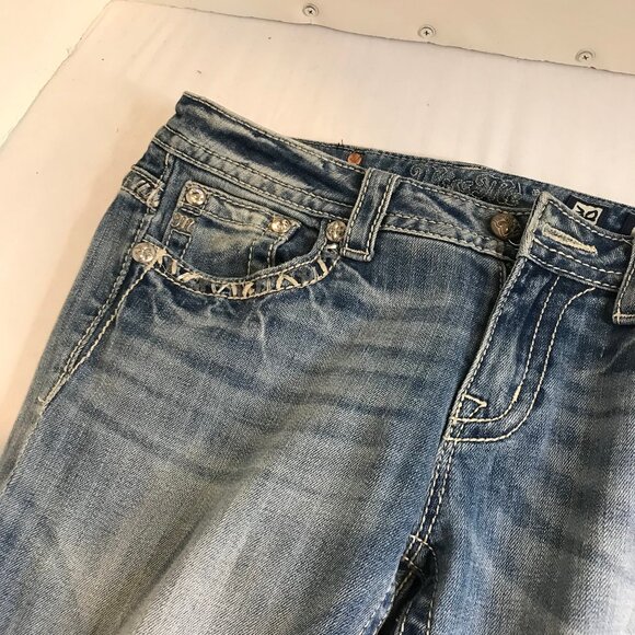 MISS ME WOMENS BOOT CUT JEANS SIZE 30 - Picture 7 of 12